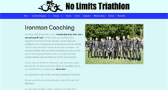 Desktop Screenshot of nolimitstriathlon.com